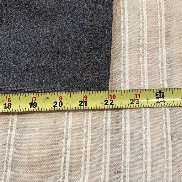 Lululemon Wunder Under High Rise Crop Luxtreme 22” Leggings in Black Grey 6 - Picture 14 of 14